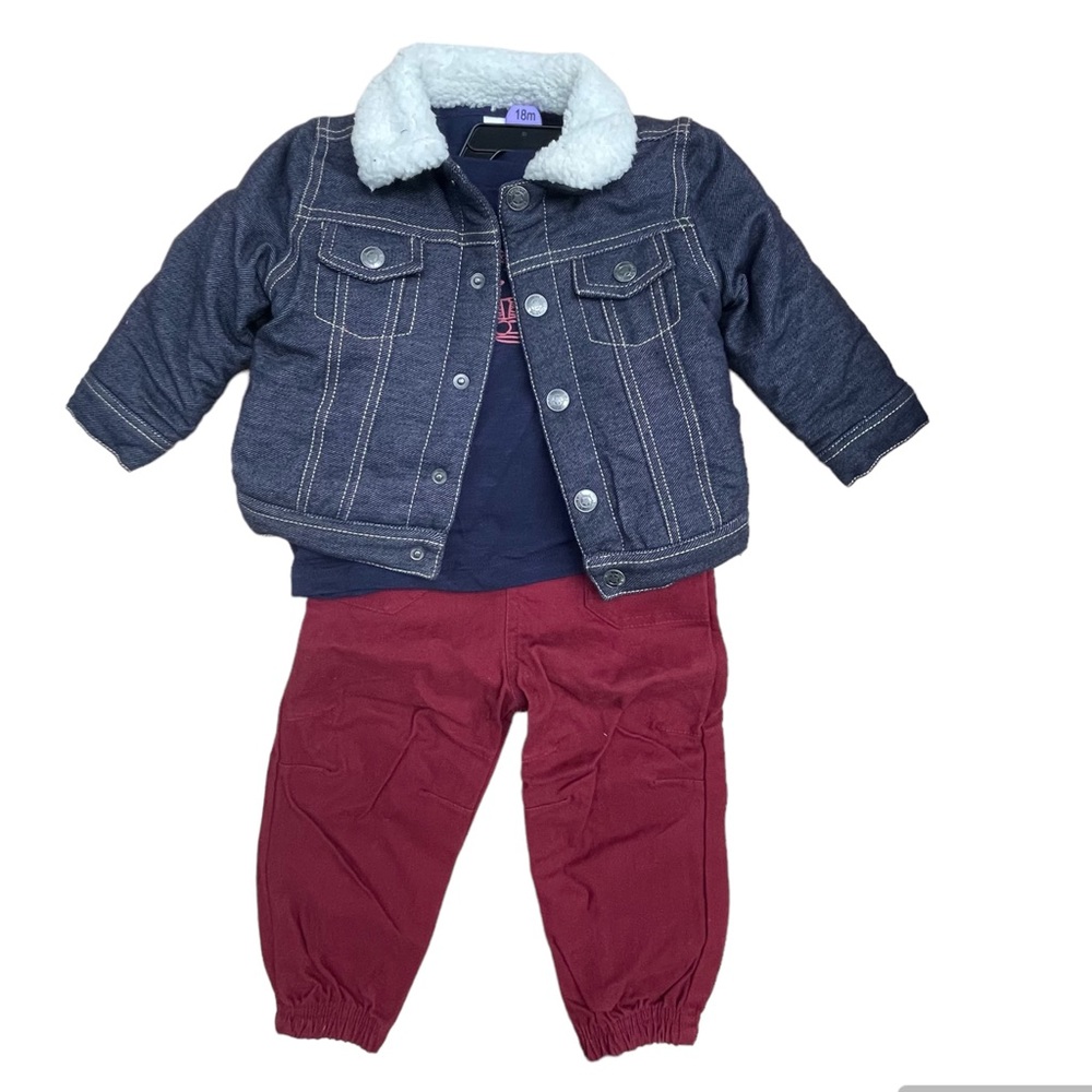 Little Me Boys 3 piece Set, Jacket, T-shirt and Pants